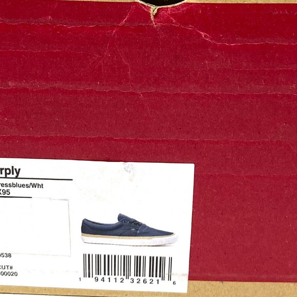 💖MEGA SALE💖VANS Slip Vamp Era Overply Women  Blue Genuine   VN0A4TZXX95 - Picture 9 of 10